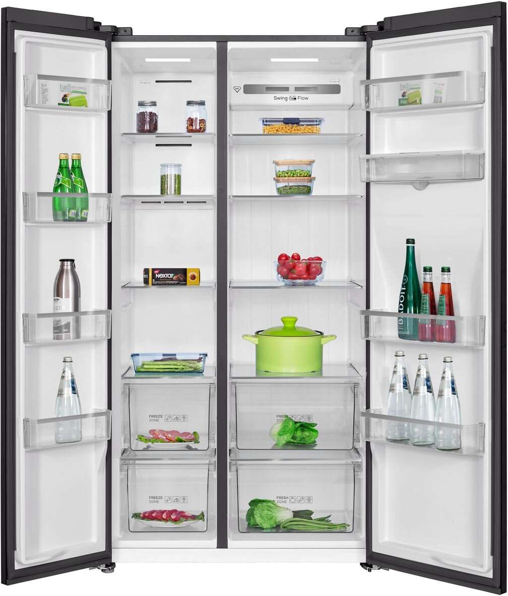 TCL 631L Side by Side Refrigerator Grey TRF630SHG | Greater Sydney Only