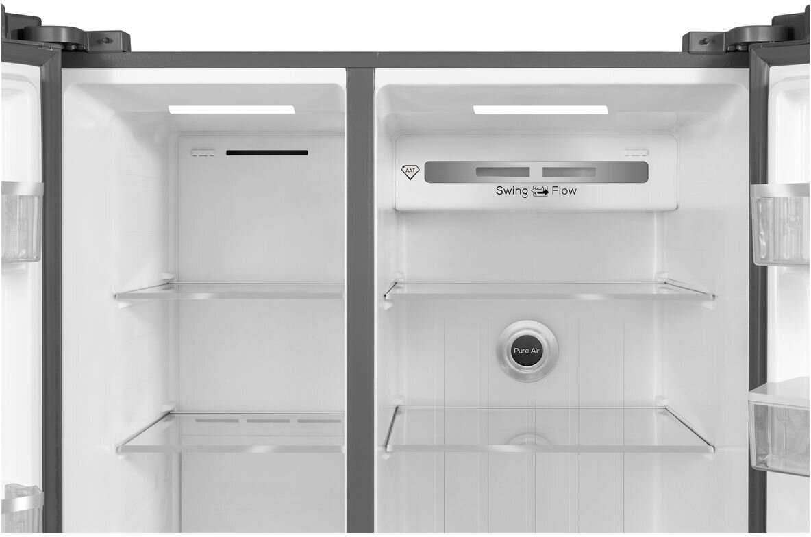 TCL 631L Side by Side Refrigerator Grey TRF630SHG | Greater Sydney Only