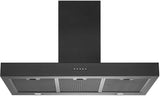 Schweigen 90cm Non-Silent 1080m3/hr Black Wallmount Rangehood TSH-900B