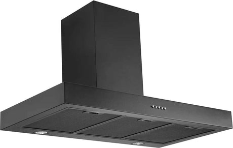 Schweigen 90cm Non-Silent 1080m3/hr Black Wallmount Rangehood TSH-900B