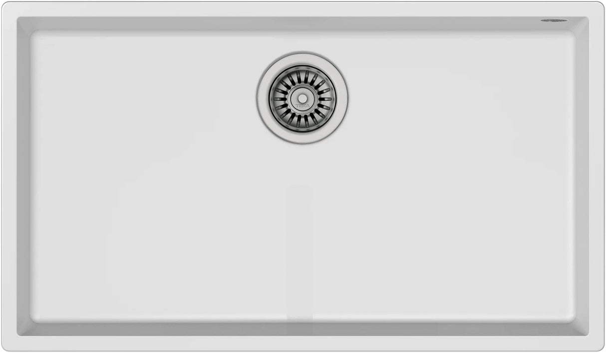 Teka 720mm x 400mm Tegranite Sink, Arctic White TUGRAN7240W