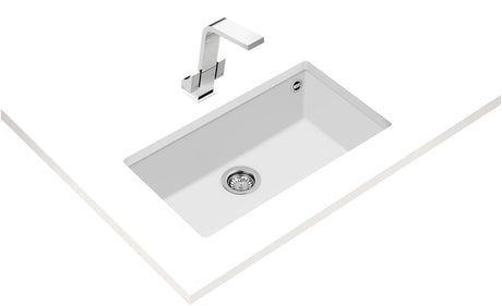 Teka 720mm x 400mm Tegranite Sink, Arctic White TUGRAN7240W