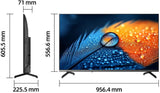CHiQ 43" 4K QM10 QLED Smart Google TV U43QM10