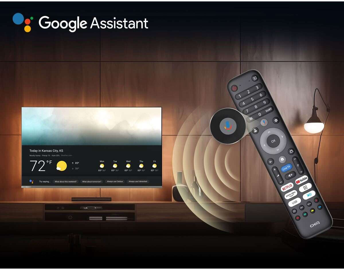 CHiQ 50" QM10 4K QLED Smart Google TV U50QM10