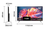 CHiQ 50" QM10 4K QLED Smart Google TV U50QM10