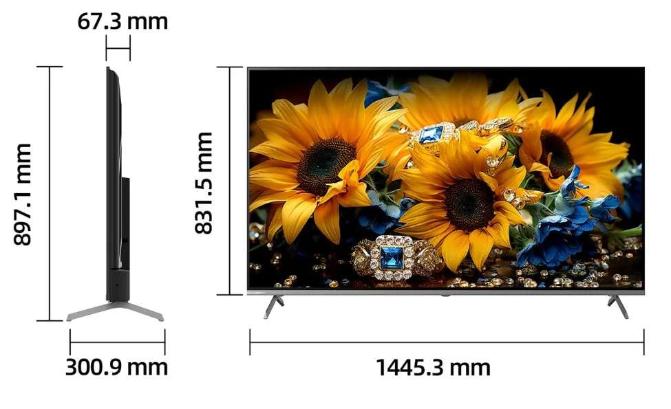 CHiQ 65" QM10 4K QLED Smart Google TV U65QM10