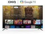 CHiQ 75" 4K Ultra HD LED Google TV U75F8TG