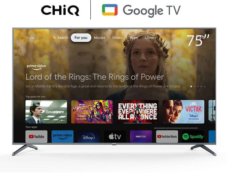 CHiQ 75" 4K Ultra HD LED Google TV U75F8TG