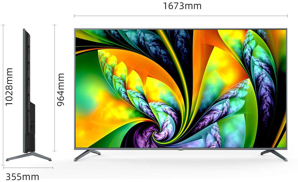 CHiQ 75" 4K Ultra HD LED Google TV U75F8TG