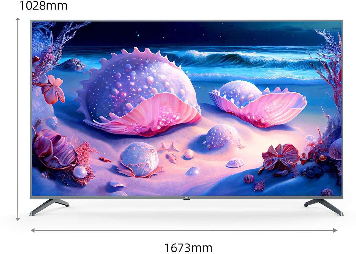 CHiQ 75" 4K Ultra HD LED Google TV U75F8TG