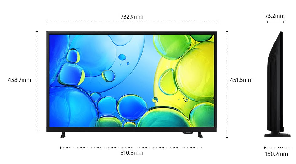 Samsung 32" F6000 Full HD LED Smart TV UA32F6000FWXXY