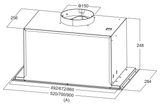 Casa 52cm Undermount Rangehood Stainless Steel UDMCA52