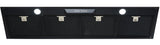 Schweigen 120cm Silent 1600m3/hr Black Undermount Rangehood UM1170-12BSP