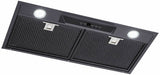 Schweigen 60cm Silent 1600m3/hr Black Undermount Rangehood UM1170-6BSP