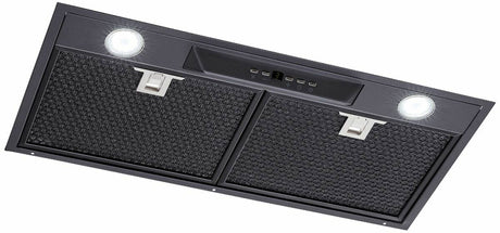 Schweigen 60cm Silent 1600m3/hr Black Undermount Rangehood UM1170-6BSP