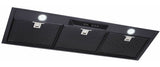 Schweigen 90cm Silent 3200m3/hr Black Undermount Rangehood UM1170-9BSE