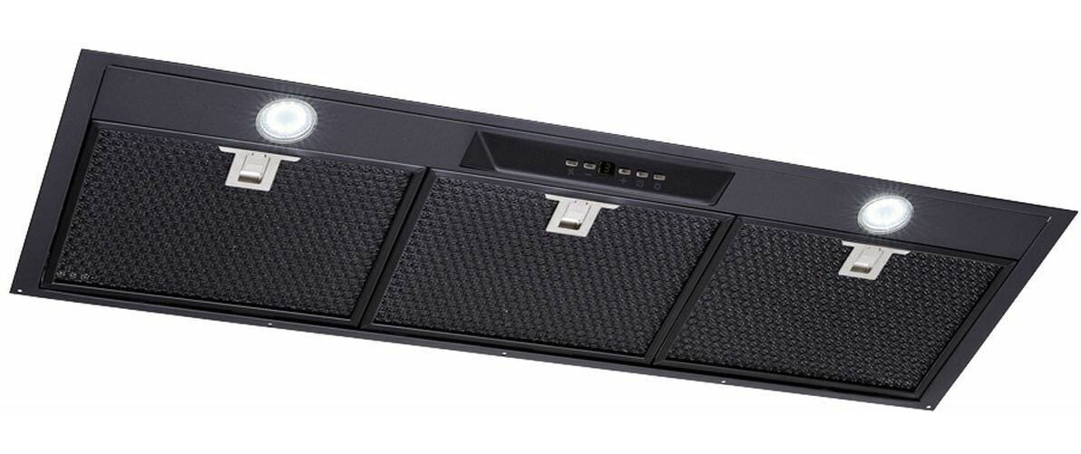 Schweigen 90cm Silent 1600m3/hr Black Undermount Rangehood UM1170-9BSP