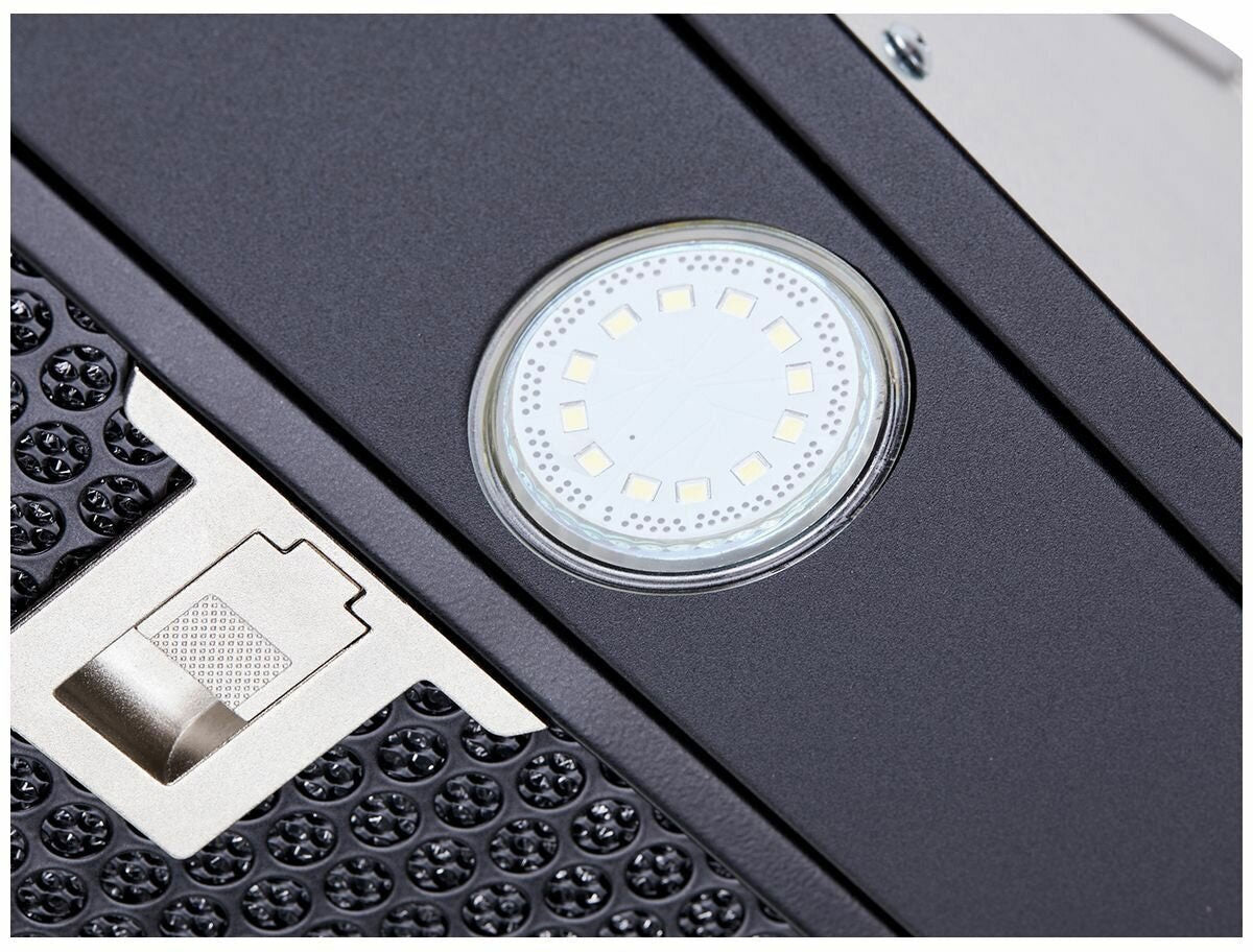 Schweigen 90cm Silent 1600m3/hr Black Undermount Rangehood UM1170-9BSP