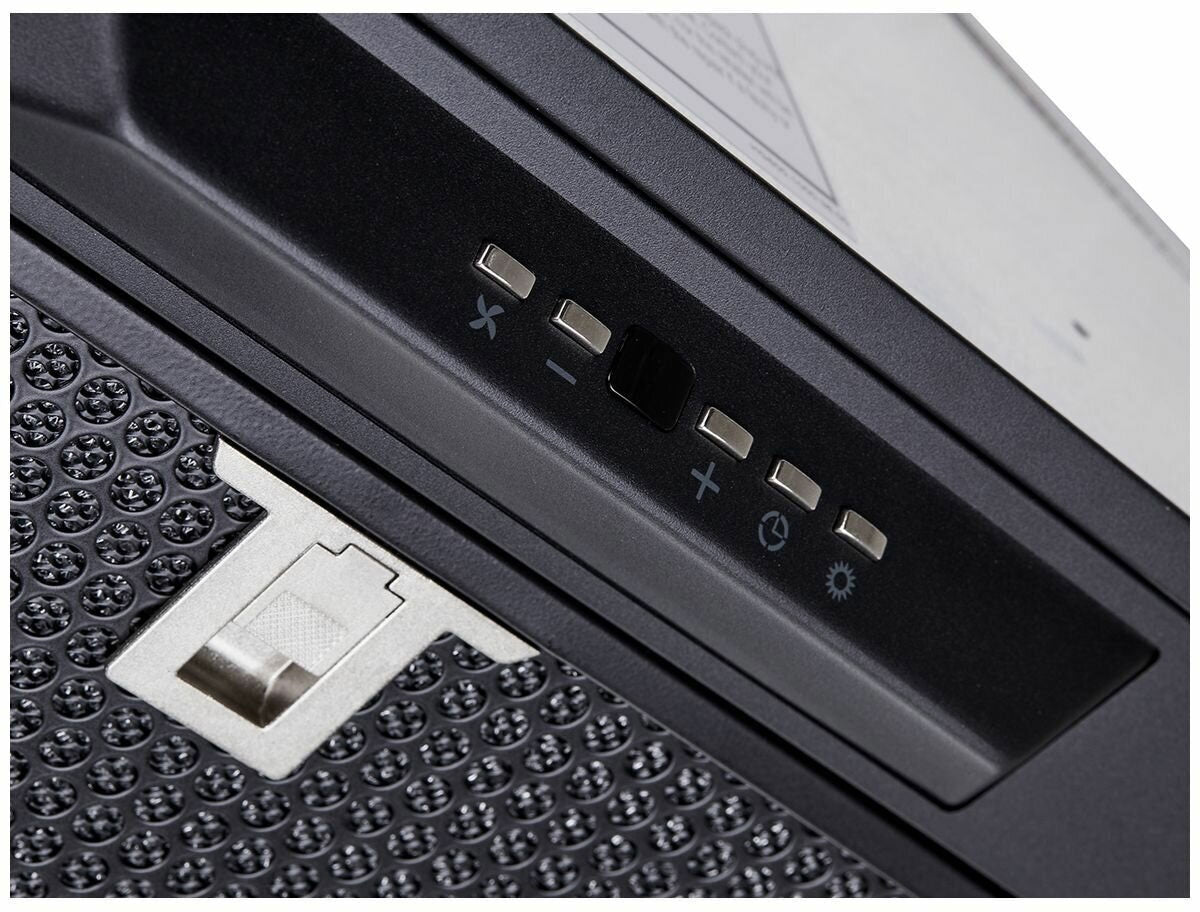 Schweigen 90cm Silent 1600m3/hr Black Undermount Rangehood UM1170-9BSP