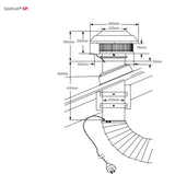 Schweigen 120cm Silent 3200m3/hr StainlessSteel Undermount Rangehood UM1390-12SE
