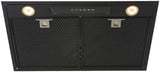 Schweigen 60cm Silent 1600m3/hr Black Undermount Rangehood UM1390-6BSP