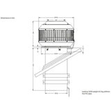 Schweigen 90cm Silent 3200m3/hr Black Undermount Rangehood UM1390-9BSE