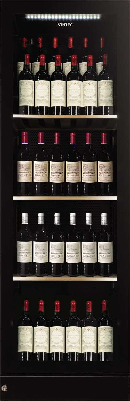 Vintec 198 Bottle Wine Cabinet Fridge V190SG2E-BK | Greater Sydney Only