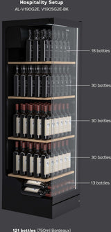 Vintec 198 Bottle Wine Cabinet Fridge V190SG2E-BKLH | Greater Sydney Only