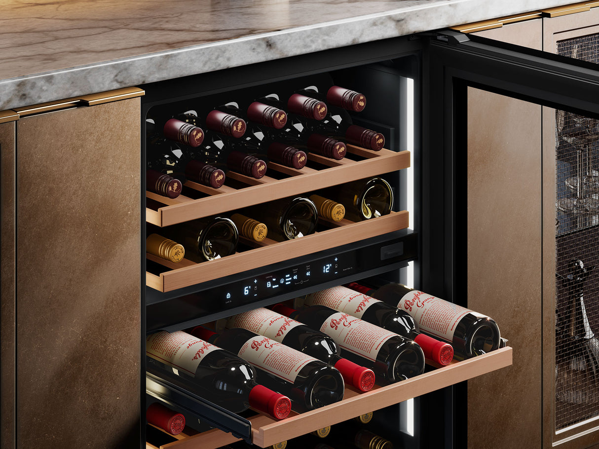 Vintec 40 Bottle Dual Zone Wine Fridge VWD820SCB-X