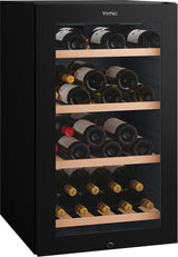 Vintec 35 Bottle Single Zone Under Bench Wine Fridge VWS830FCB-X