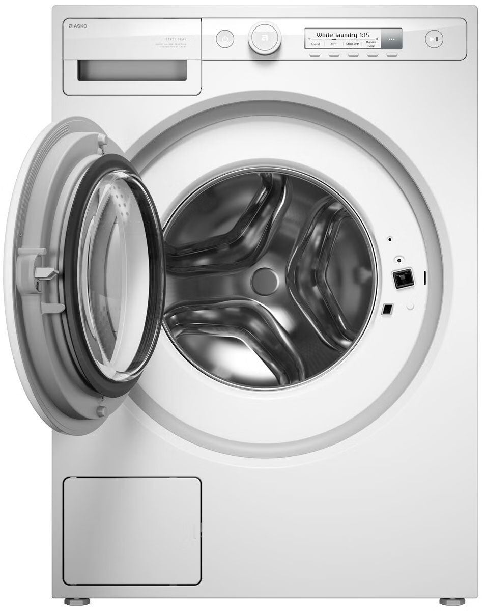 ASKO 8kg Classic Steel Seal Front Load Washing Machine W1084W.AU