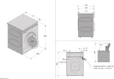 ASKO 8kg Classic Steel Seal Front Load Washing Machine W1084W.AU