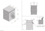 ASKO 8kg Logic Steel Seal Front Load Washing Machine W3086CW.AU