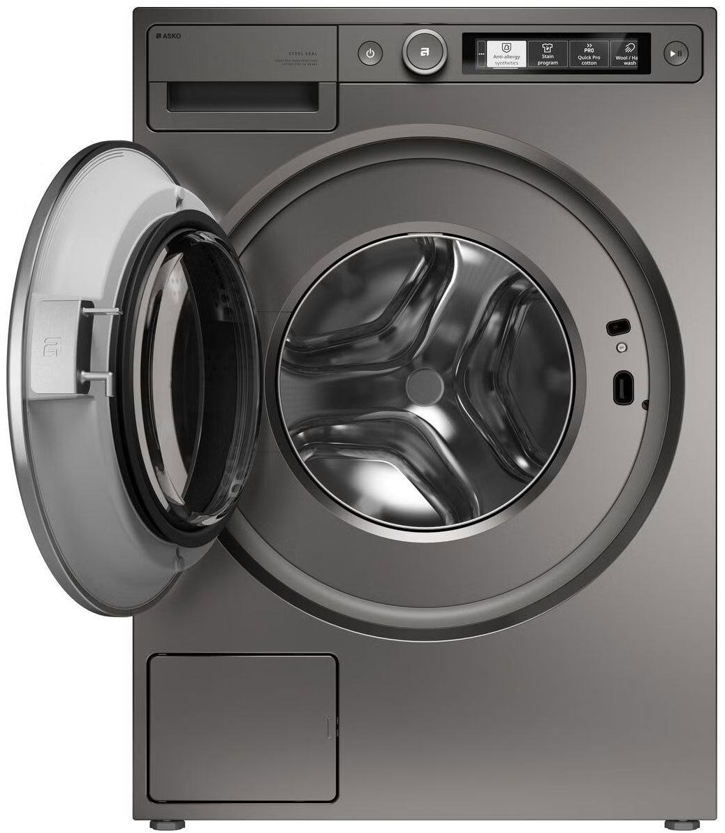 ASKO 9kg Steel Seal Front Load Washing Machine Titanium W5096RLT.AU