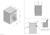ASKO 9kg Steel Seal Front Load Washing Machine White W5096RLW.AU
