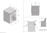 ASKO Style 11kg Steel Seal Front Load Washing Machine Graphite Black W5114RXLG.AU