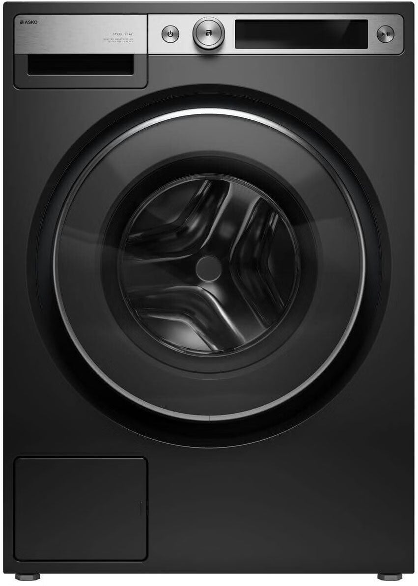 ASKO 9.5kg Steel Seal Front Load Washing Machine Graphite Black W7956XLG.AU