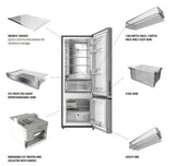 Whirlpool 313L Bottom Mount Refrigerator WB3560EUBL | Greater Sydney Only