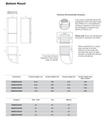Westinghouse 308L Bottom Mount Refrigerator WBB3100AK | Greater Sydney Only