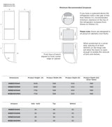 Westinghouse 335L Bottom Mount Refrigerator WBB3400WK | Greater Sydney Only