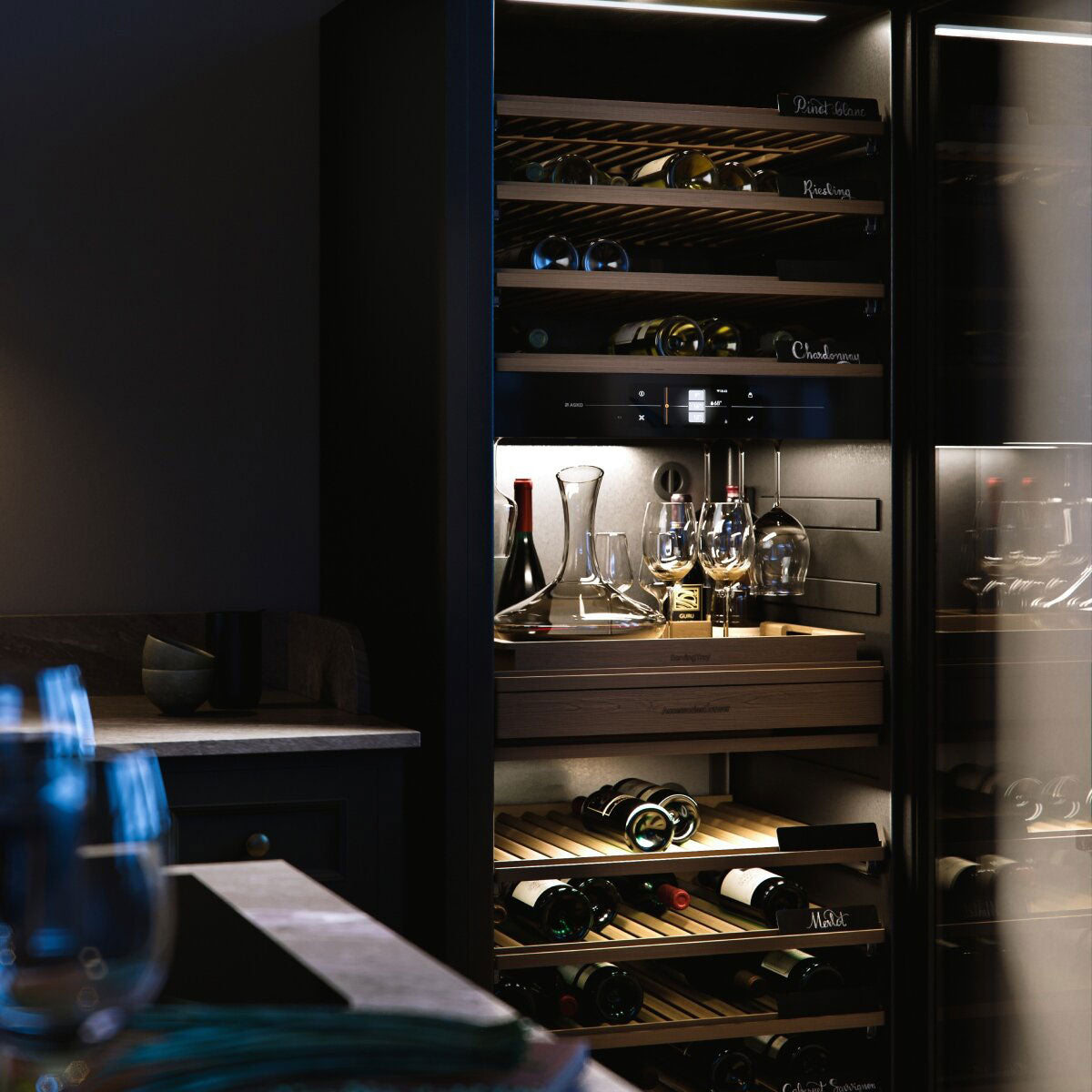 ASKO 197cm Freestanding Wine Cabinet Fridge WCN311942G