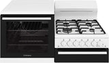 Westinghouse 110cm 80L Gas Freestanding Oven/Stove White WDG110WCNG-L