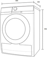 Westinghouse 8kg EasyCare 700 Heat Pump Dryer WDH804N8SA | Greater Sydney Only