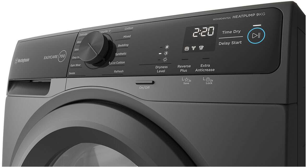Westinghouse 9kg EasyCare 700 Heat Pump Dryer WDH904N7SA | Greater Sydney Only