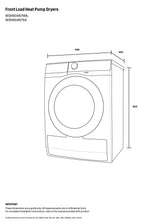 Westinghouse 9kg EasyCare 700 Heat Pump Dryer WDH904N7WA | Greater Sydney Only