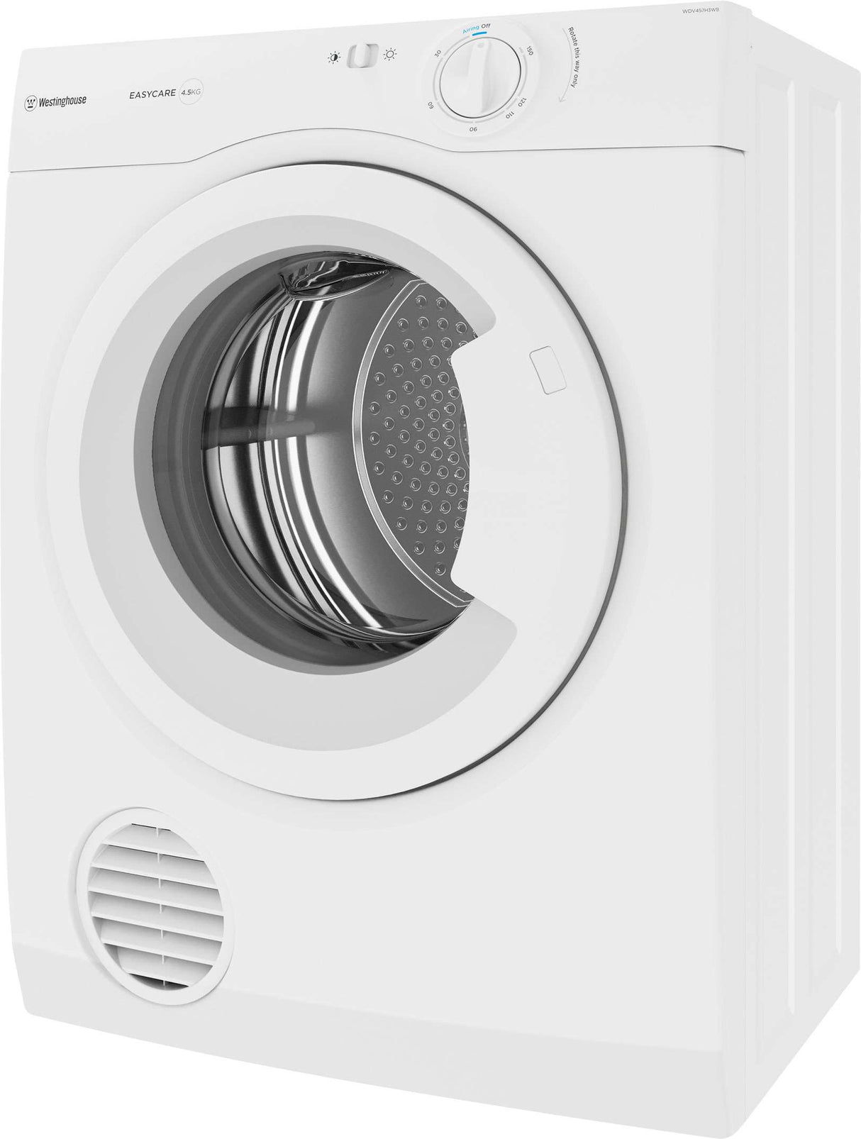 Westinghouse 4.5kg Vented Tumble Dryer WDV457H3WB | Greater Sydney Only