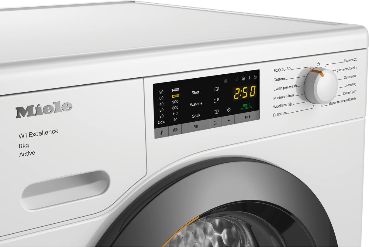 Miele W1 Series 8kg Front Load Washing Machine WEA125WCS
