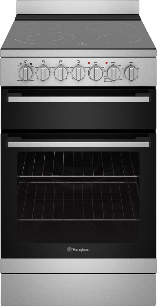 Westinghouse 54cm 80L Electric Freestanding Oven/Stove Stainless Steel WFE542SCB