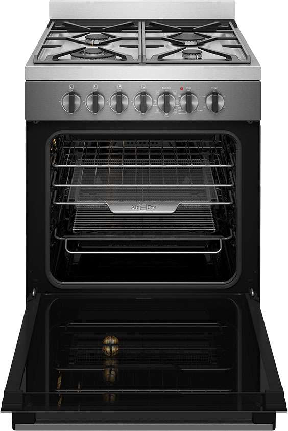 Westinghouse 60cm 80L Dual Fuel Freestanding Oven/Stove WFE616DSC