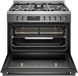 Westinghouse 90cm 125L Dual Fuel Pyrolytic Freestanding Oven/Stove WFEP9717DD
